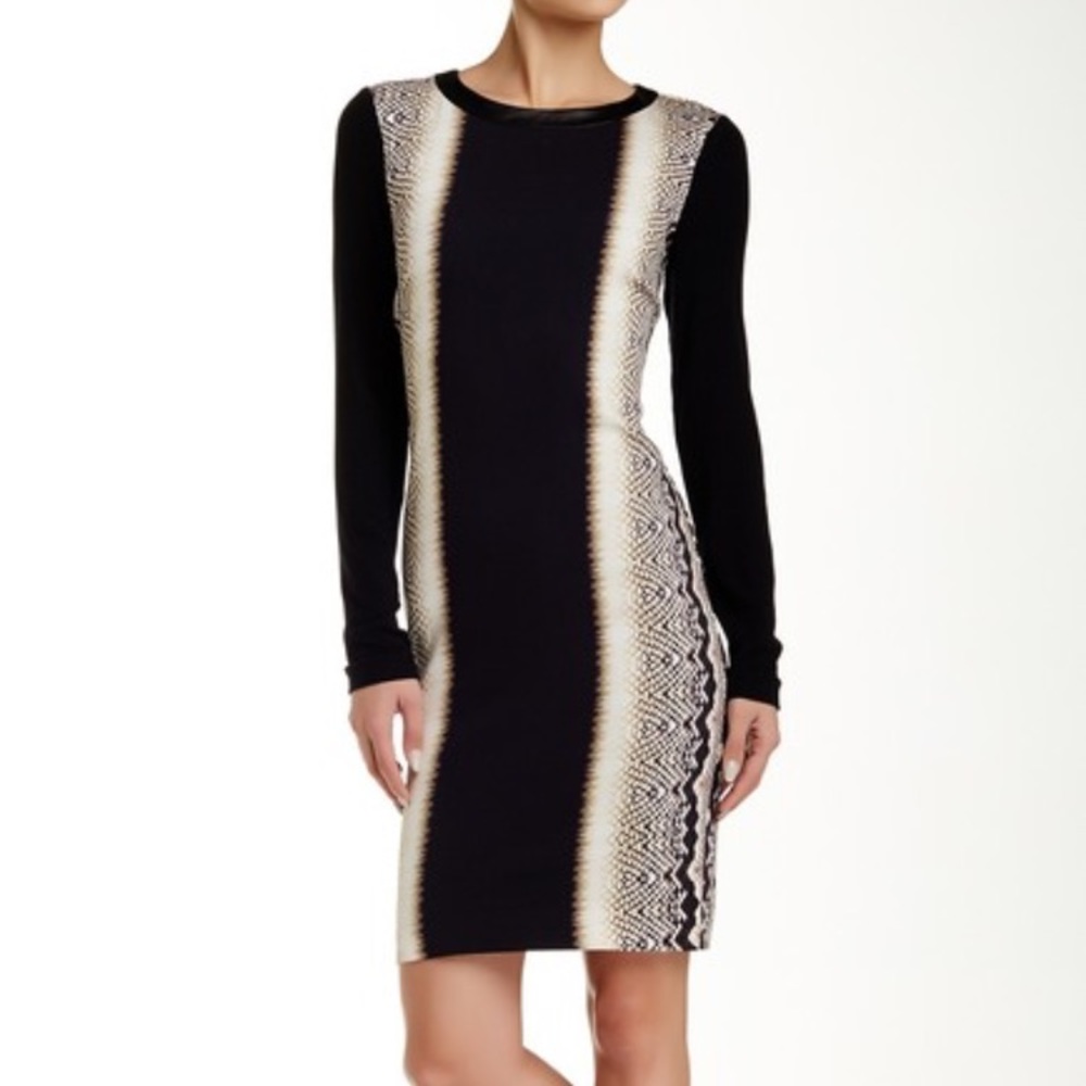 Snake print Nicole Miller Artelier dress